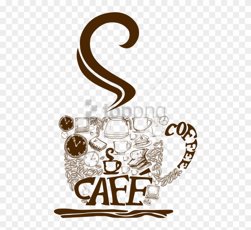 Free Png Cup Coffee Vector Png Image With Transparent - Vector Cafe Logo Png #1754684