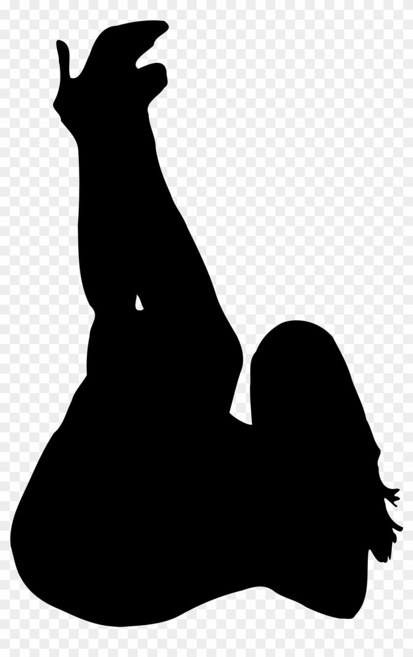 Clipart - Thick Black Woman Silhouette #1754870