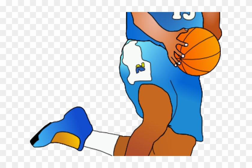 Basketball Team Clipart Animated - Cool Basketball Players Transparent #1754887