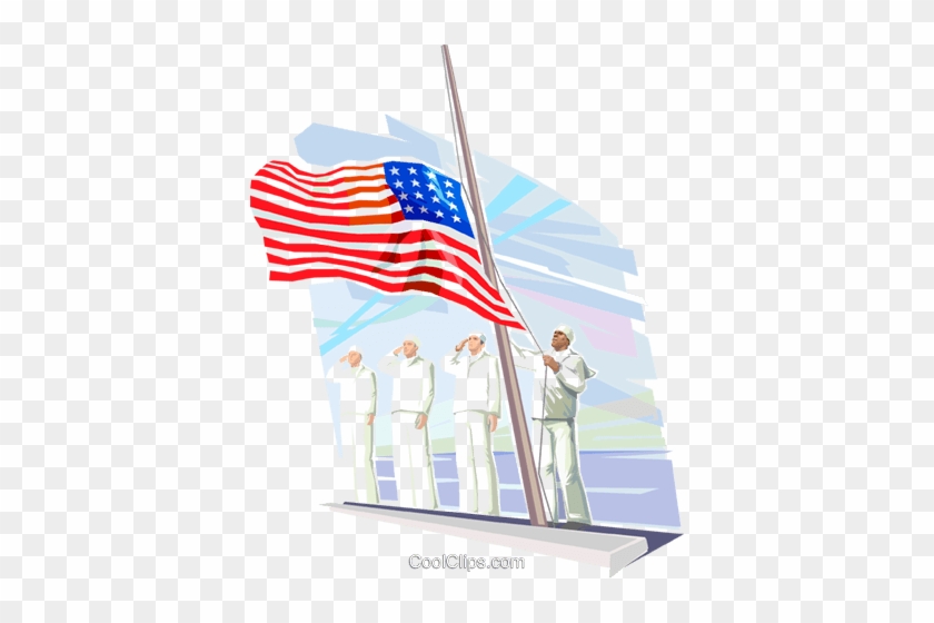 Navy Royalty Free Vector Clip Art Illustration - Flag Of The United States #1755166