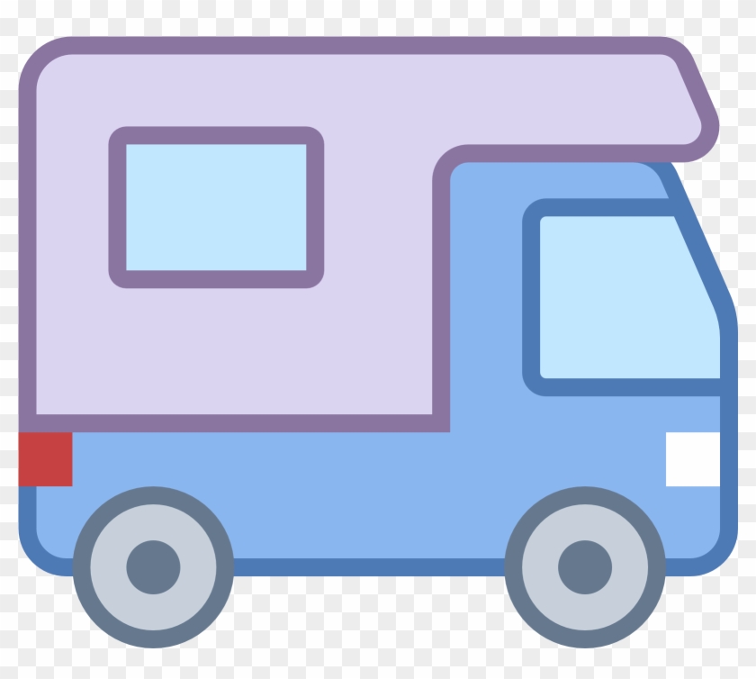 Camper Trailer Icon With Perfect Styles Assistro - Camper Trailer Icon With Perfect Styles Assistro #1755174