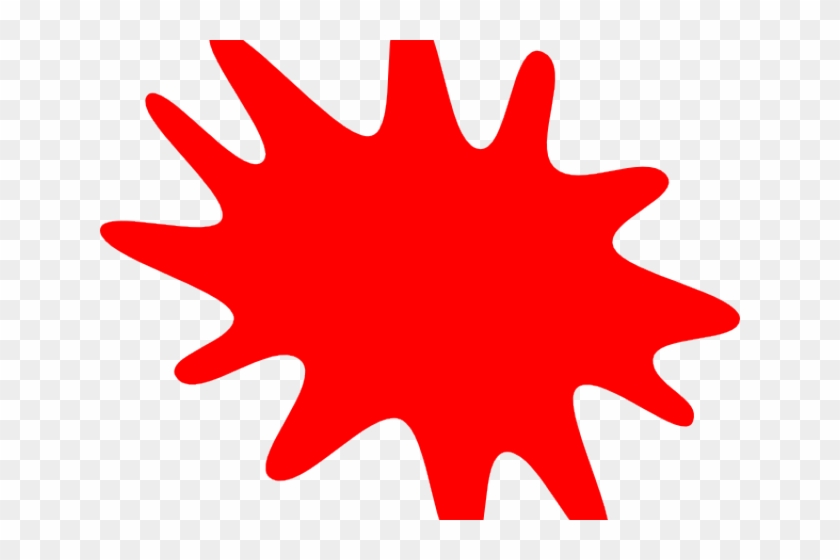 Paint Sploges - Blue Paint Splatter Clipart #1755192