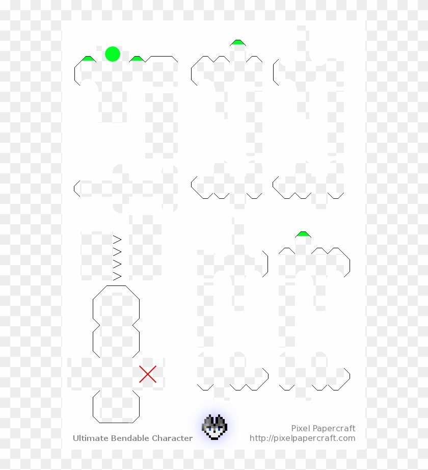 Character Background Generator Minecraft Papercraft Bendable Skins