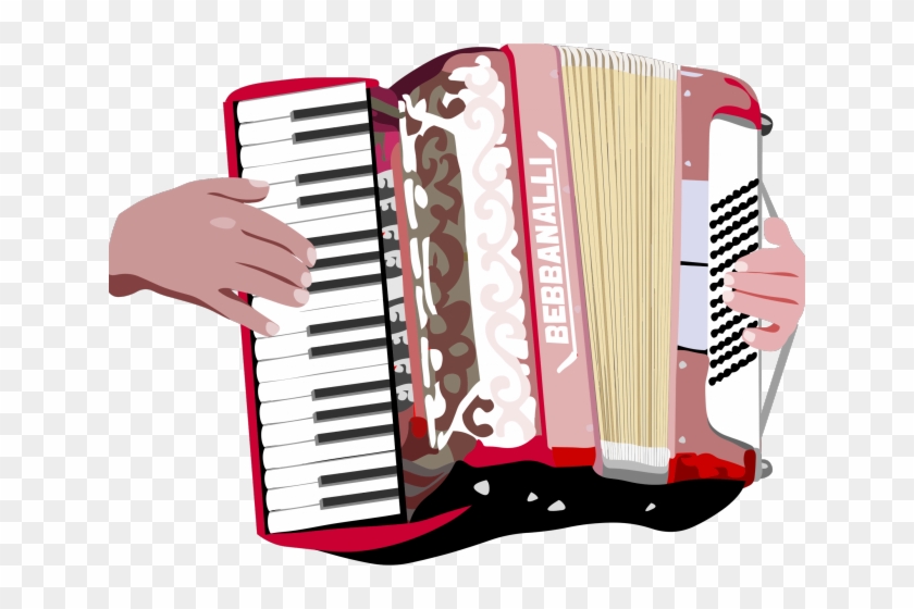 Accordion Clipart Black And White - Accordion Clipart #1755395