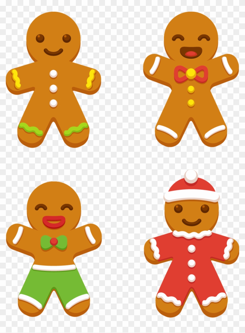 Gingerbread Cookies - Drawing Cute Gingerbread Man #1755449