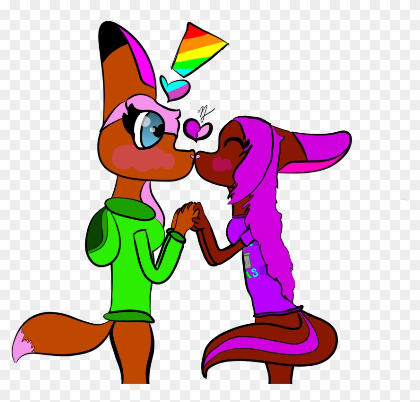 Gay Foxes By Melodydrawz - Cartoon #1755460
