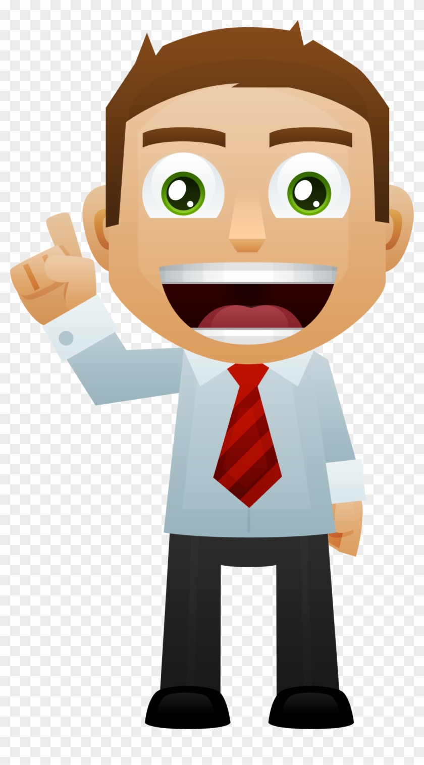 Business Mascot - Clipart - Customer Relationship Animation Png #1755606