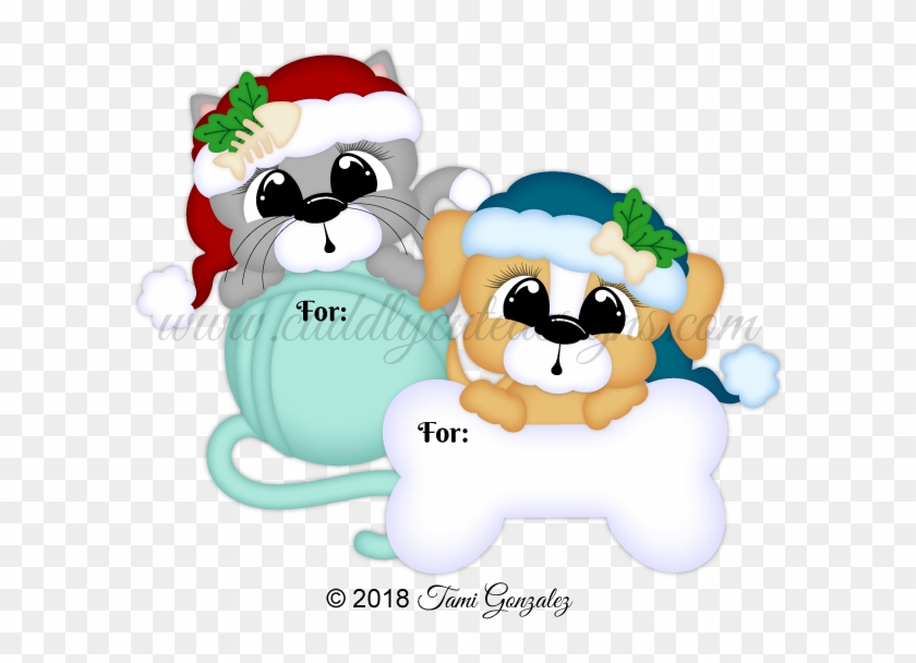 Christmas Pet Tags - Cartoon #1755612