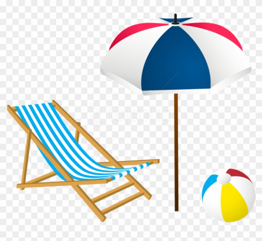 Free Png Download Beach Summer Set Png Clip-art Clipart - Beach Clipart Png #1755955