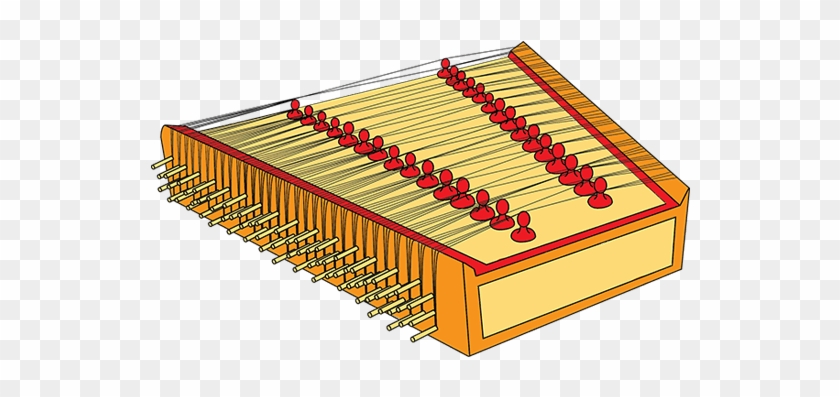 Musical Instruments Jcarya - Santoor Instrument Drawing #1755994