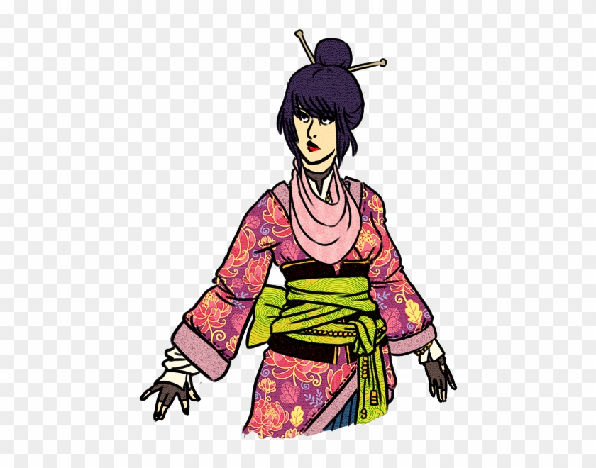 Art By Others Hover For Credit - Kimono Pattern #1756018