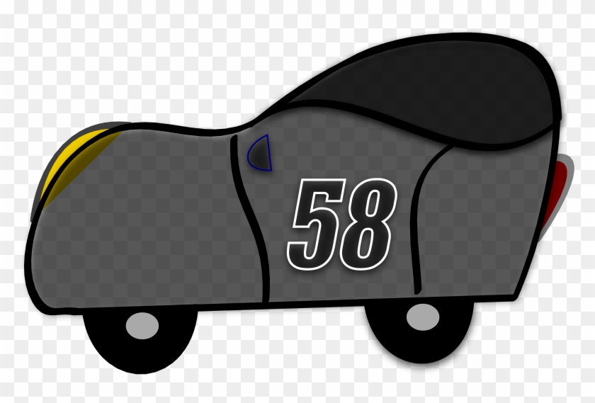 2d Blue Funny Car Clipart - Car #1756210