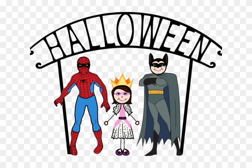 Halloween Clipart Superhero - Halloween Clip Art Costumes #1756235