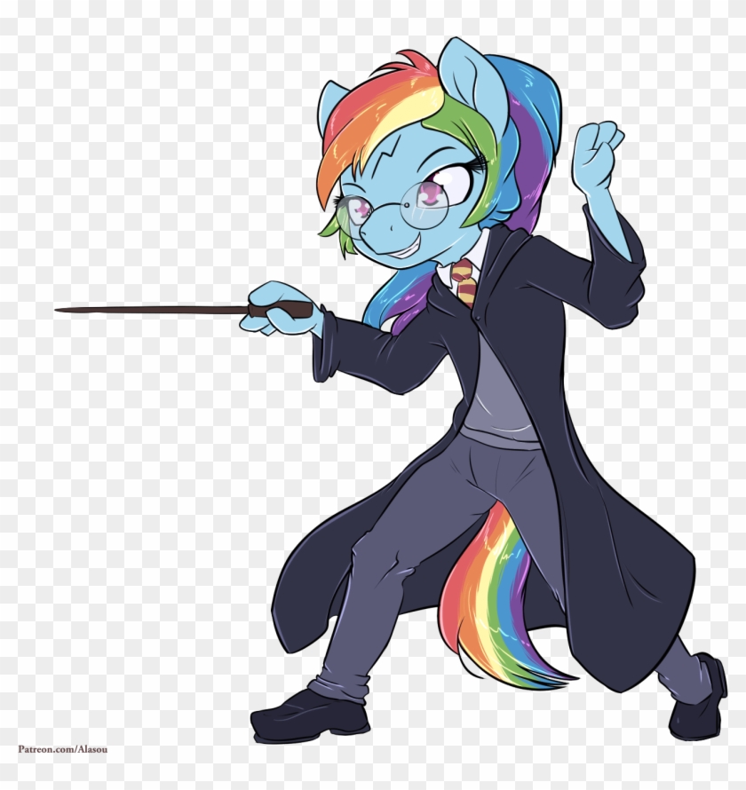 #914124 Alasou - E621 - Harry Potter Rainbow Dash #1756236