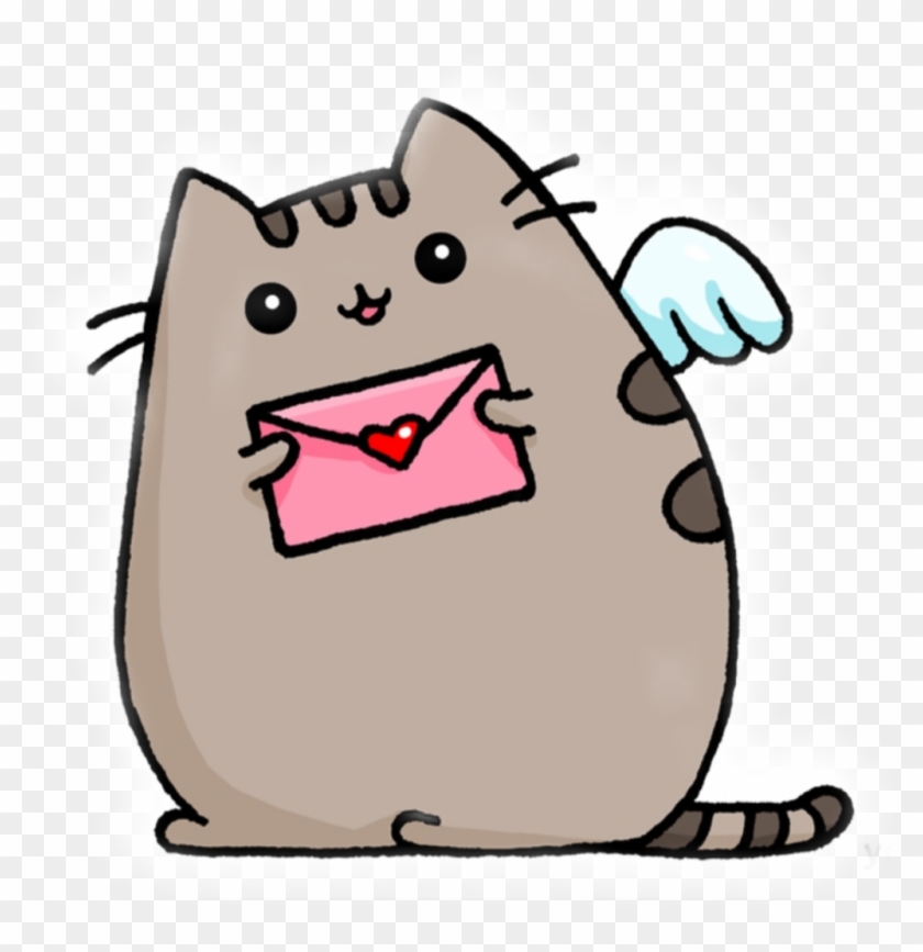 Sanvalentin Sticker - Cute Kawaii Pusheen Cat #1756256