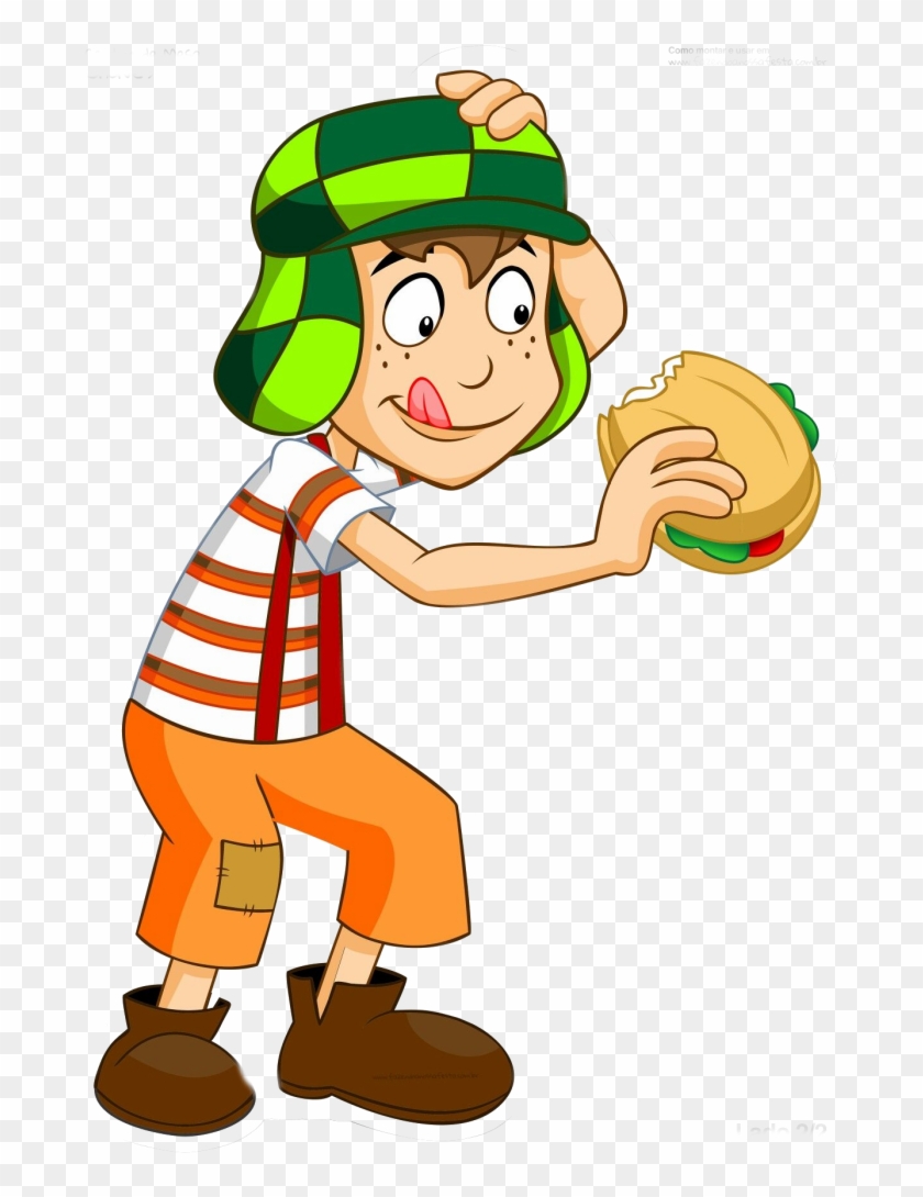 Imágenes Del Chavo Del Ocho Y Sus Amigos - Chavo Del Ocho Comiendo Torta -  Free Transparent PNG Clipart Images Download