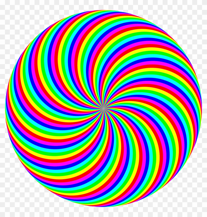 90 Circle Swirl 6 Color By 10binary On Deviantart - Spin Your Phone To See #1756428