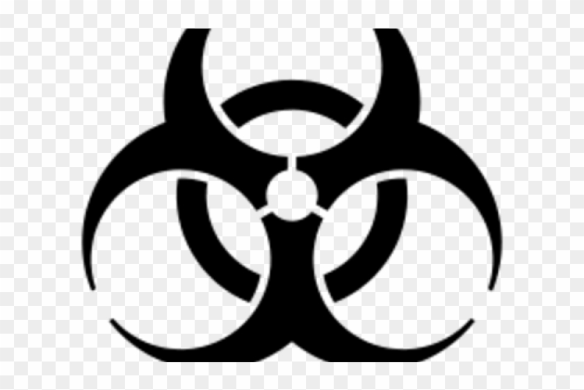 Biohazard Symbol Clipart Black Plague - Biohazard Symbol #1756454