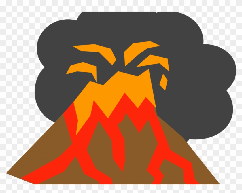 Download Volcano Clip Art - Volcano Eruption Cartoon #1756466