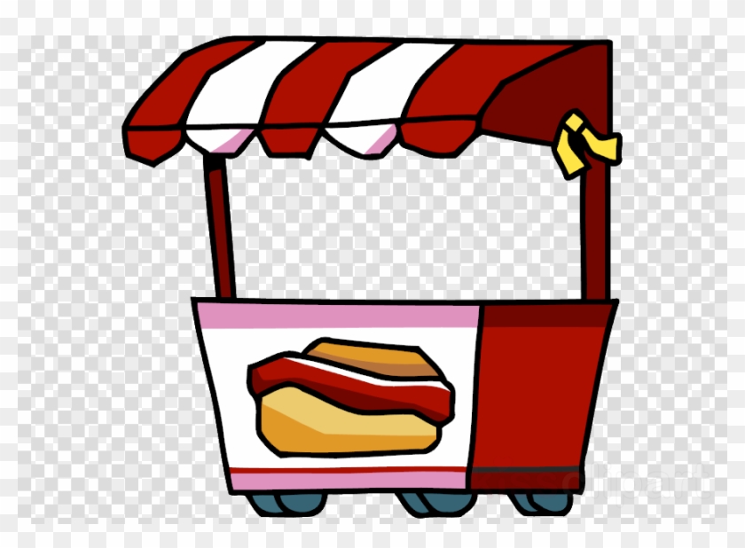 Hot Dog Stand Clip Art Clipart Hot Dog Street Food - Hot Dog Stand Clipart #1756501