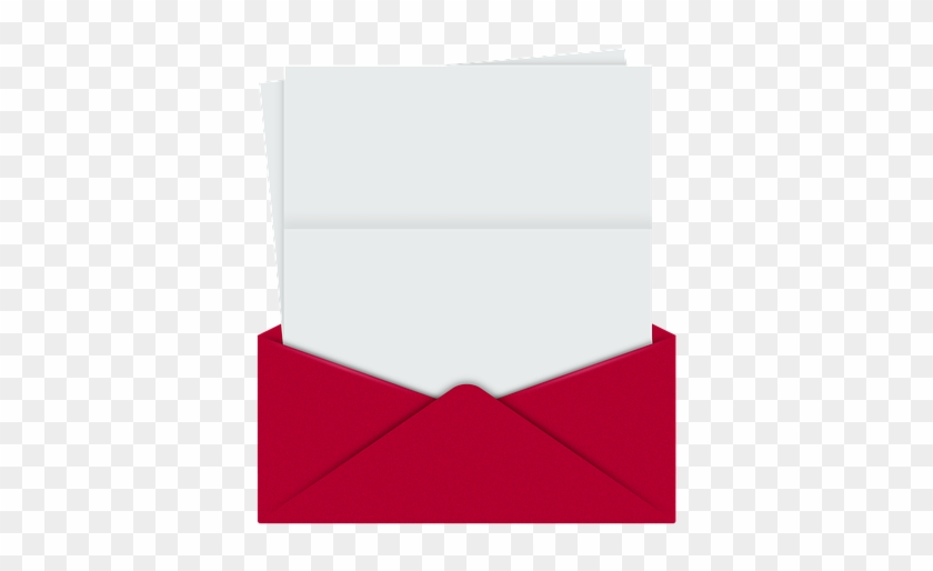 The Letter - Envelope With Paper Png #1756595