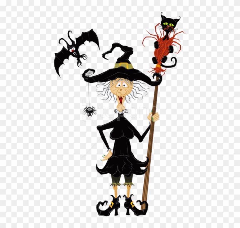 Free Png Download Halloween Creepy Witch Png Images - Halloween Funny Witch Clip Art #1756725