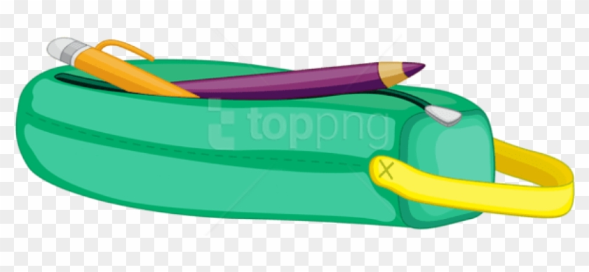 Free Png Download School Pencil Bagpicture Clipart - Pencil Case Clipart Png #1756787