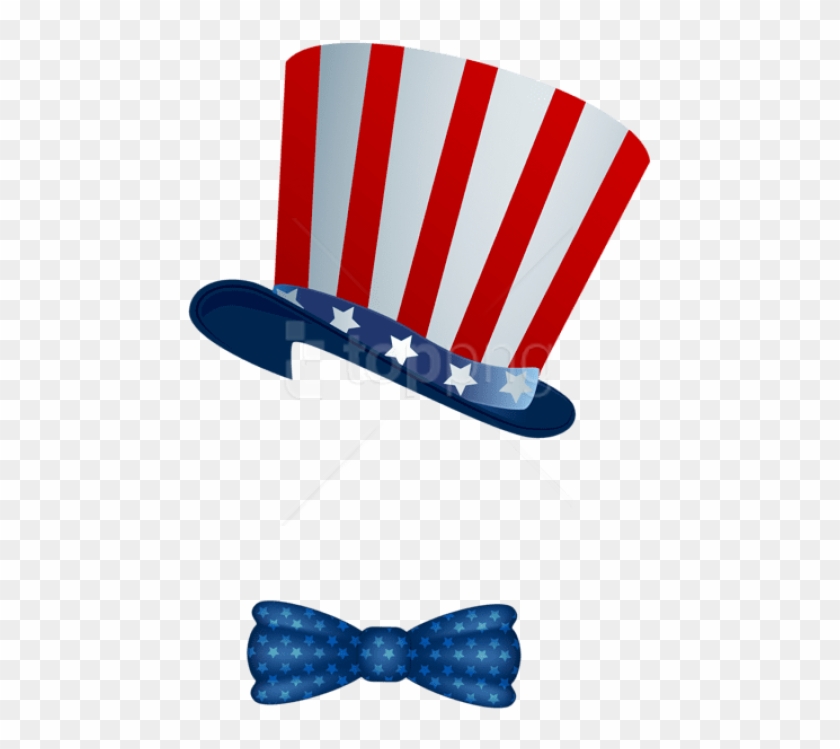 Free Png Download American Hat And Bowtie Png Images - American Hat Transparent Background #1757491
