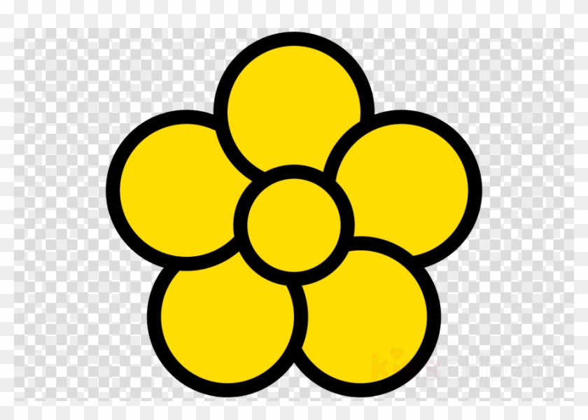 Flower With 5 Petal Clipart Petal Flower Clip Art - Logo Gucci Dream League Soccer #1757510