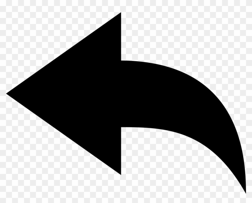 Import Arrow Comments - Curved Black Arrow Png #1757643