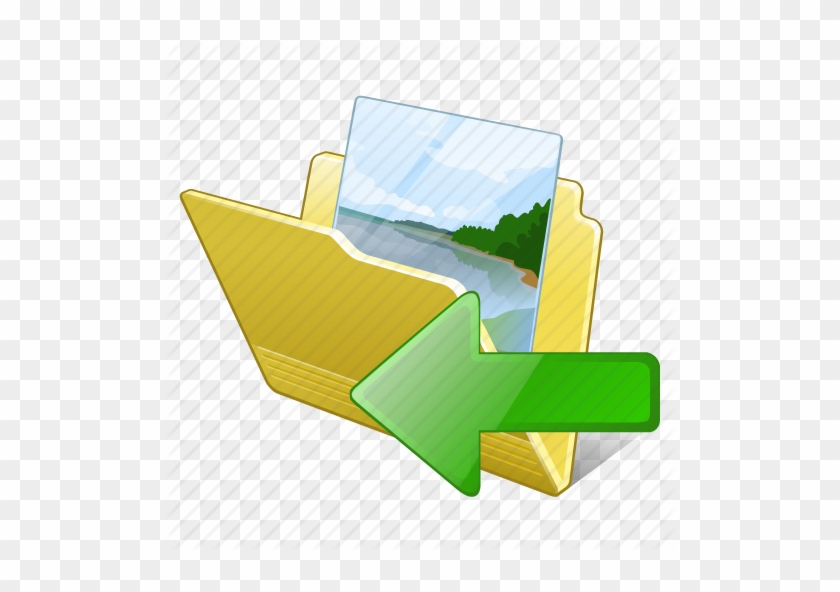 My Pictures Folder Icon Clipart Computer Icons Directory - Export To Folder Icon #1757651