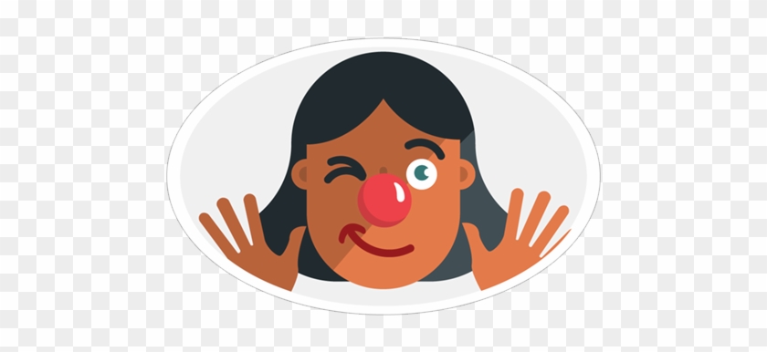 Viber Sticker «red Nose Day Sticker Pack» - Cartoon #1758581