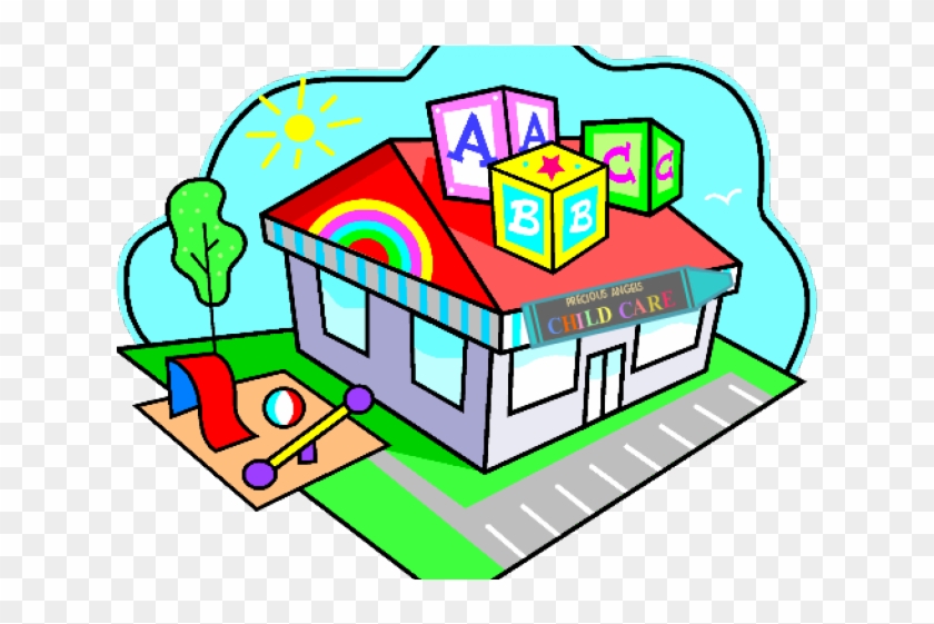 Building Clipart Pre School - Child Care Center #1758621