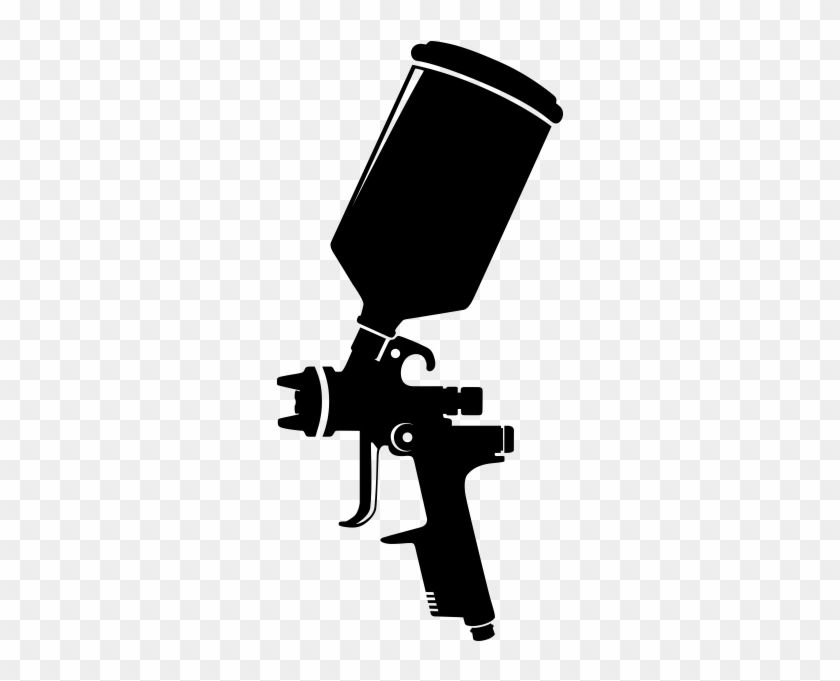 Clip Art Land And Marine Equipment - Paint Gun Vector Png #1758626