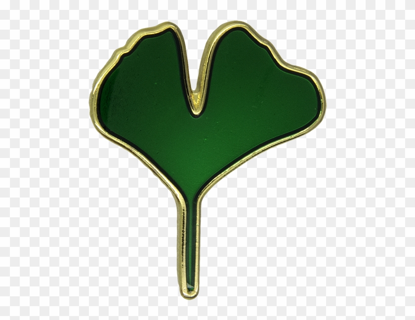 Ginkgo Biloba Leaf Pin - Heart #1758640
