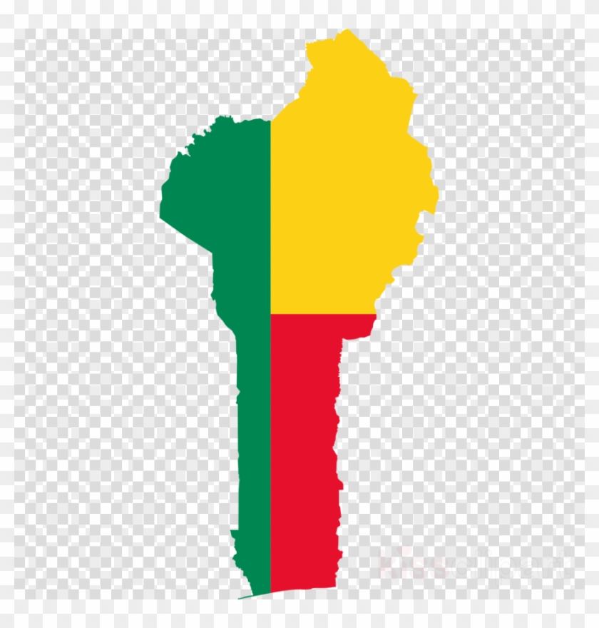 Benin Flag Map Clipart Flag Of Benin Clip Art - Picsart Editing Holi Background #1758783