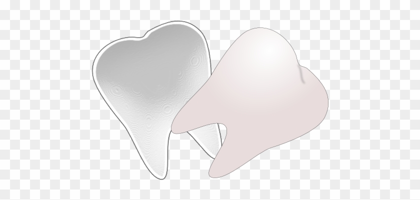 Tooth Cut In Half Clipart - Tooth Clip Art #1758836