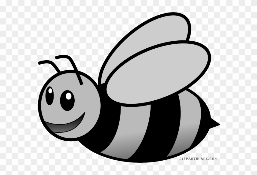 Small Bee Animal Free Black White Clipart Images Clipartblack - Bumble Bee Child Care Centre #1758916