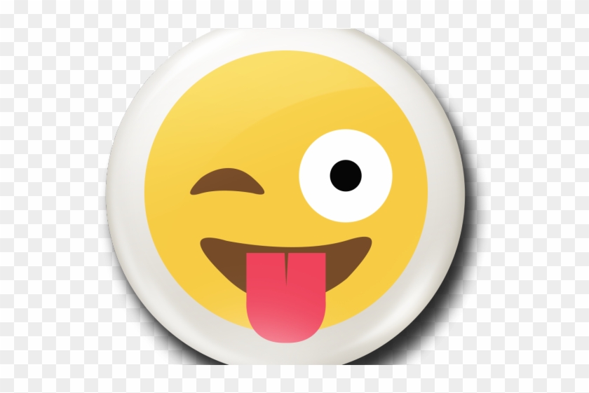 Tongue Clipart Emoji Tongue - Smiley #1759064