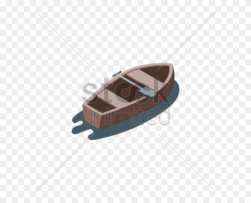 Wooden Boat Vector Image Stockunlimited Graphic - Speedboat #1759065
