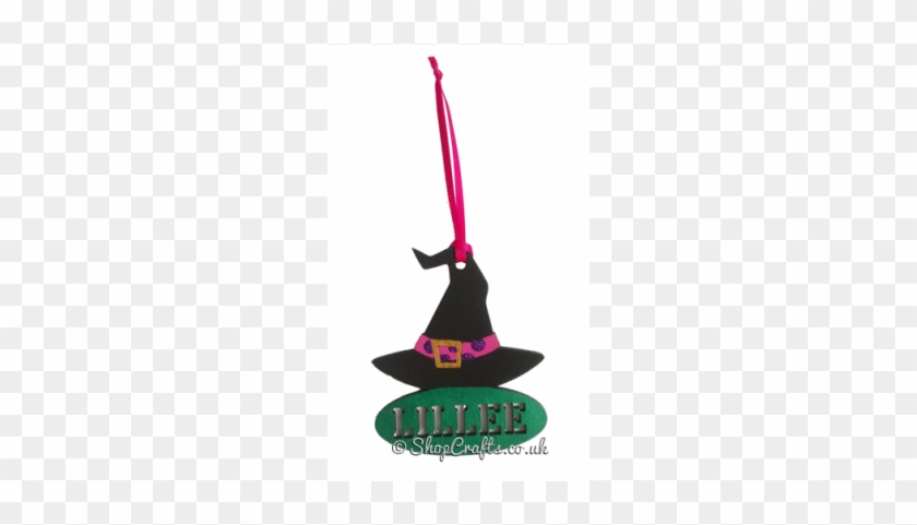Personalised Witch's Hat Halloween Tag And Reusable - Party Hat #1759159