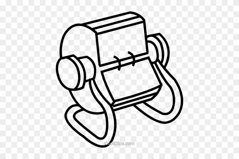 Rolodex Royalty Free Vector Clip Art Illustration - Rolodex Illustration #1759245