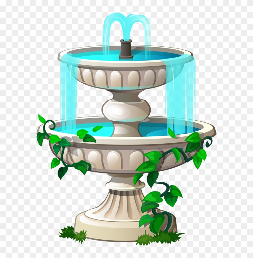 Simple Water Fountain Drawing #1759279