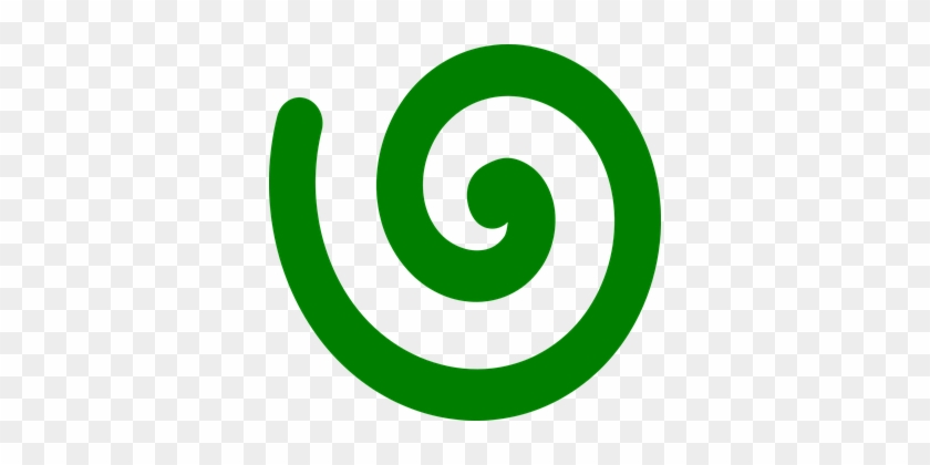Spiral, Green, Twisted, Decorative - Espiral Verde Png #1759289