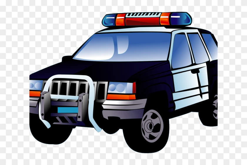 Classic Car Clipart Front Train Gif - Police Car Clipart #1759651