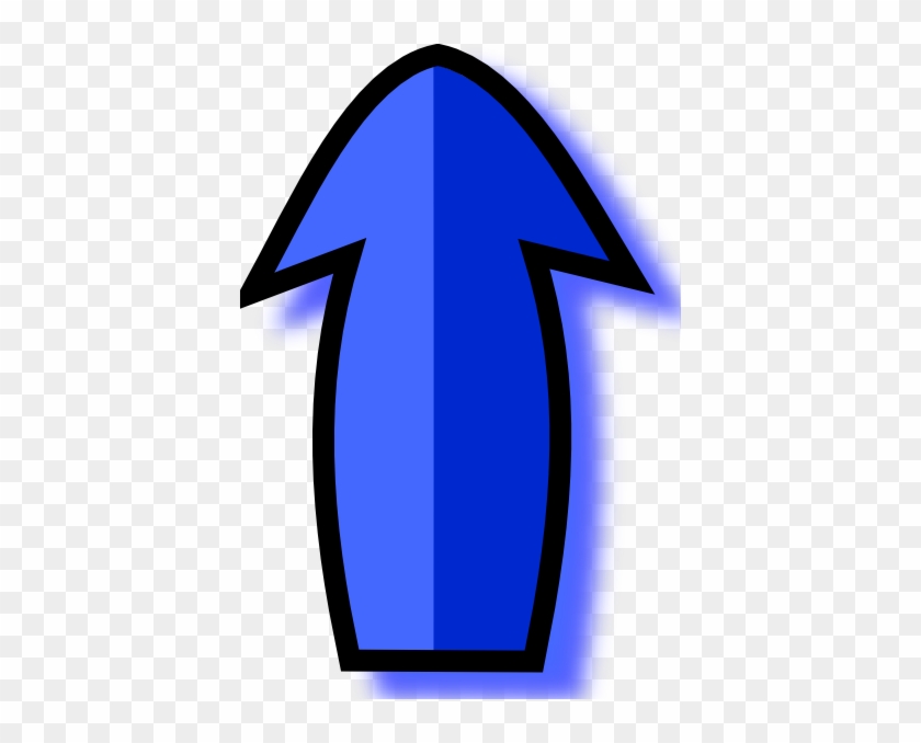 Free Vector Blue Arrow Clip Art - Animated Arrow Pointing Up #265234