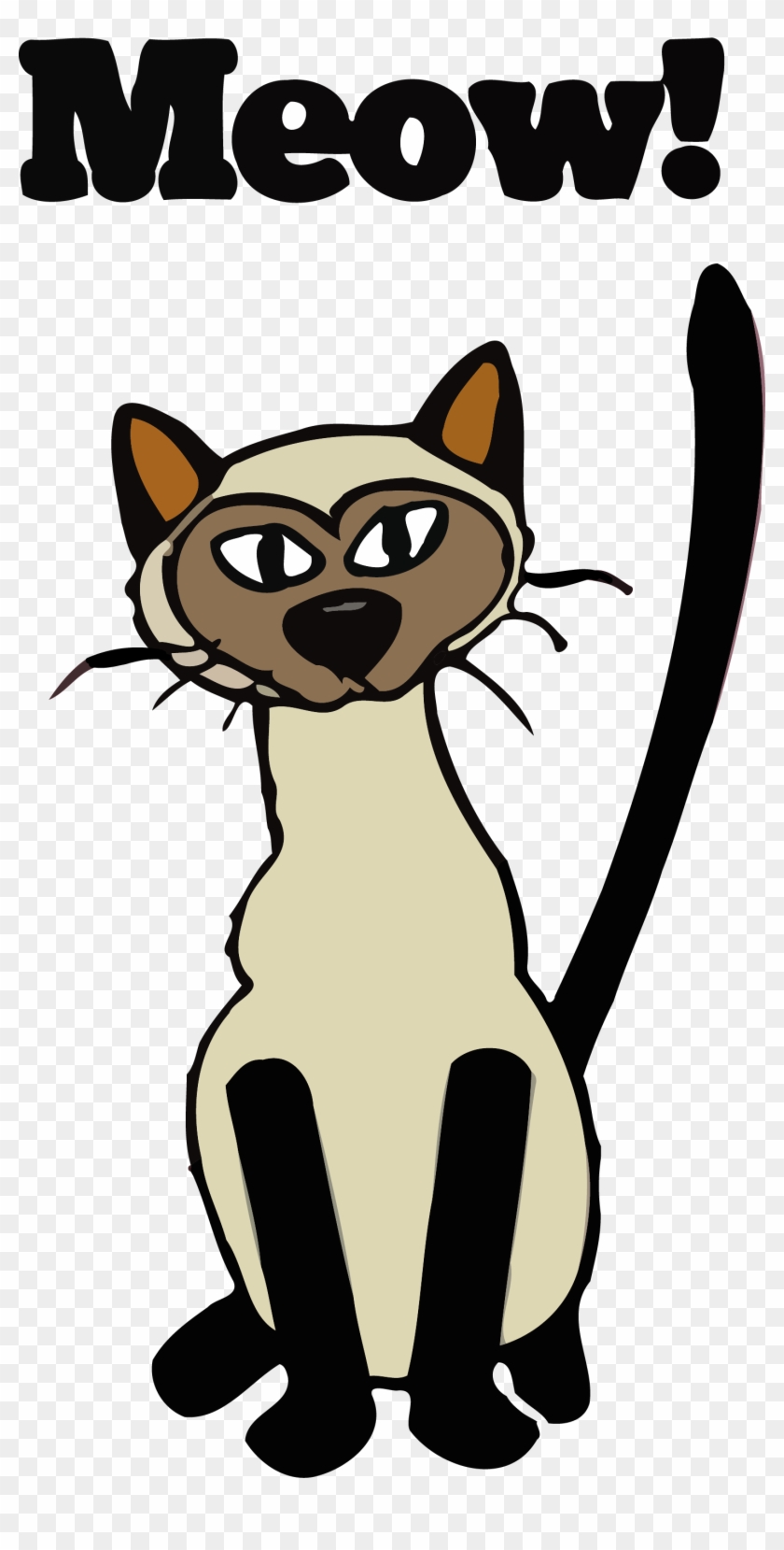 Meow Cat Clipart Png - Cat #265240