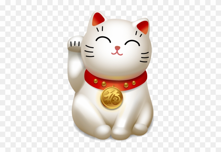 Lovely Lucky Cat Icon - Maneki Neko #265269