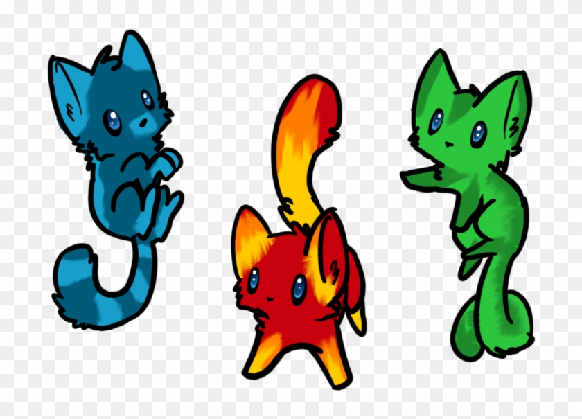 Ultra Rare Element Cat Adopts- Closed By Softcloudrc - Water Element Cat #265286