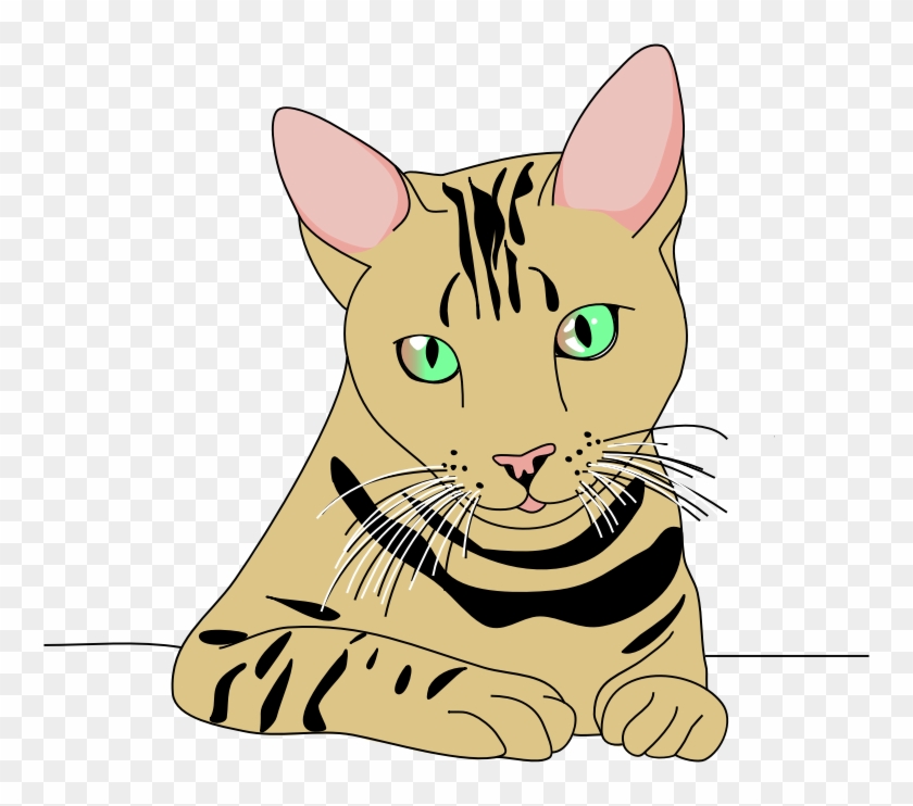 Free Striped Cat Clipart - Cat #265363